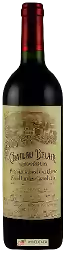 Bodega Jean Dubois-Challon - Ch&acircteau Belair Saint-&Eacutemilion Grand Cru (Premier Grand Cru Classé)