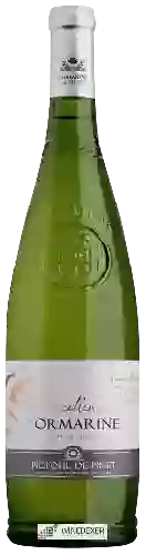 Cave de l'Ormarine - Picpoul de Pinet Eleve sur Lies Fines