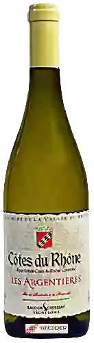 Laudun-Chusclan (Maison Sinnae) - Les Argentières Côtes-du-Rhône Blanc