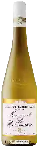 Vignobles Sourice - Manoir de la Hersandière Muscadet Sèvre et Maine Sur Lie