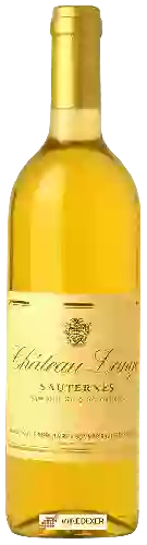 Weingut Johanès Boubée - Château Lange Sauternes