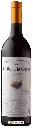 Château la Grolet - l'Eglantier Côtes de Bourg