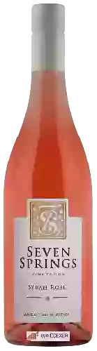 Weingut Seven Springs Vineyards - Syrah Rosé