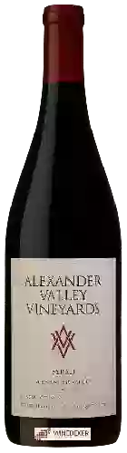 Winery Alexander Valley Vineyards - Syrah