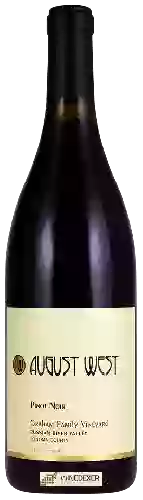 Winery August West - Graham Family Vineyard Pinot Noir