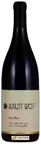 Winery August West - Sierra Mar Vineyard Pinot Noir