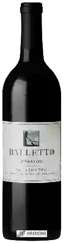 Winery Balletto Vineyards - Zinfandel