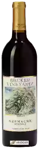 Winery Becker Vineyards - Reserve Grenache