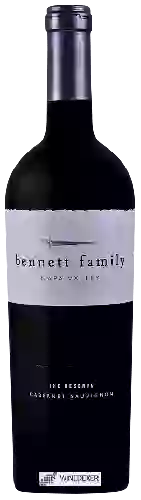 Winery Bennett Family - The Reserve  Cabernet Sauvignon