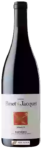 Domaine Binet-Jacquet - Réserve Faugères