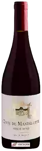 Winery Cour de Mandelotte - Pinot Noir