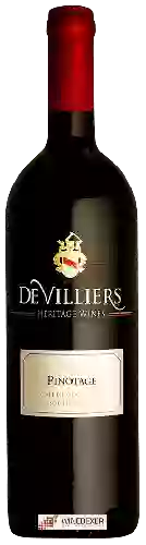 Winery De Villiers - Pinotage