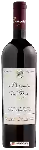 Domaine des Tourelles - Marquis des Beys Rouge