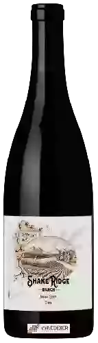 Winery Desire Lines - Shake Ridge Ranch Syrah