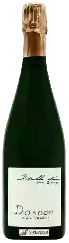 Winery Dosnon - Récolte Noire Zéro Dosage Champagne