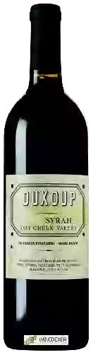 Winery Duxoup - Syrah