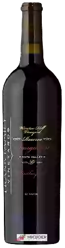 Winery Frank Family - Winston Hill Vineyard Reserve Sangiovese