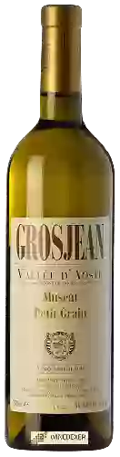 Winery Grosjean - Muscat Petit Grain