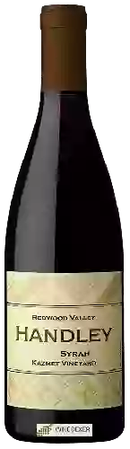 Winery Handley - Kazmet Vineyard Redwood Valley Syrah