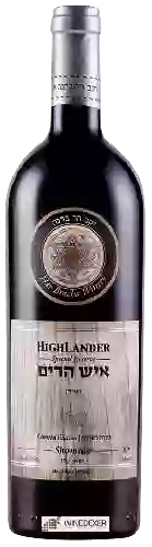 Har Bracha Winery - Highlander Special Reserve Merlot