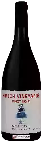 Winery Hirsch Vineyards - West Ridge Pinot Noir