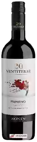 Winery Zonin - 20 Ventiterre Primitivo Salento