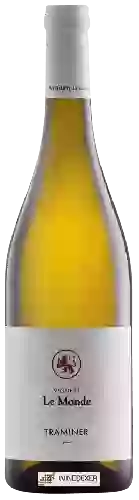 Winery Le Monde - Traminer