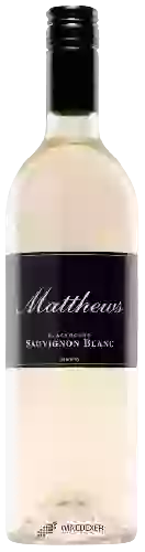 Winery Matthews - Blackboard Sauvignon Blanc