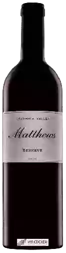 Winery Matthews - Reserve