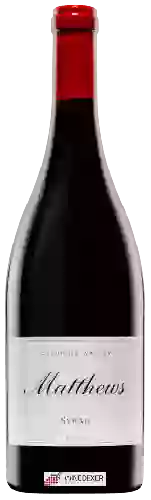 Winery Matthews - Syrah