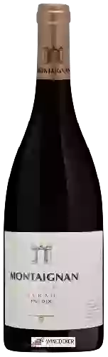 Winery Montaignan - Syrah