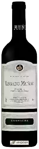 Winery Munoz - Legado Mu&ntildeoz Garnacha