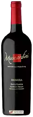 Winery Muscardini Cellars - Pauli Ranch Barbera