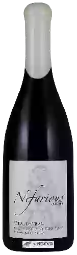 Winery Nefarious Cellars - Rocky Mother Vineyard Syrah