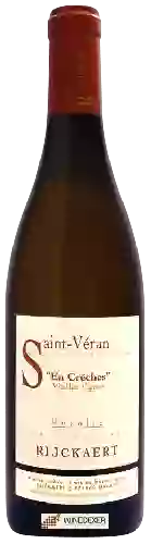 Winery Rijckaert - Vieilles Vignes Saint-Véran 'En Crèches'