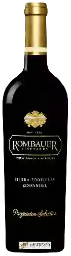 Winery Rombauer Vineyards - Zinfandel Proprietor Selection Sierra Foothills