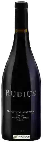 Winery Rudius - Stoney Vine Vineyard Syrah