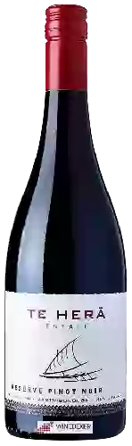 Winery Te Hera Estate - Reserve Pinot Noir