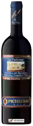 Winery Vinicola Savese Pichierri - Le Petrose Primitivo del Tarantino